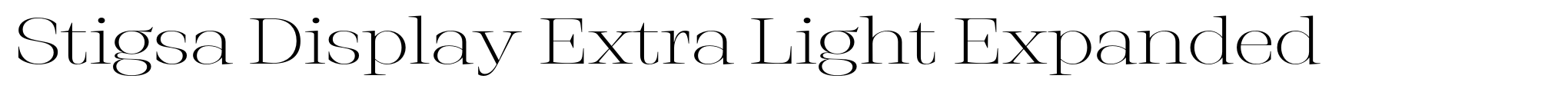 Stigsa Display Extra Light Expanded image